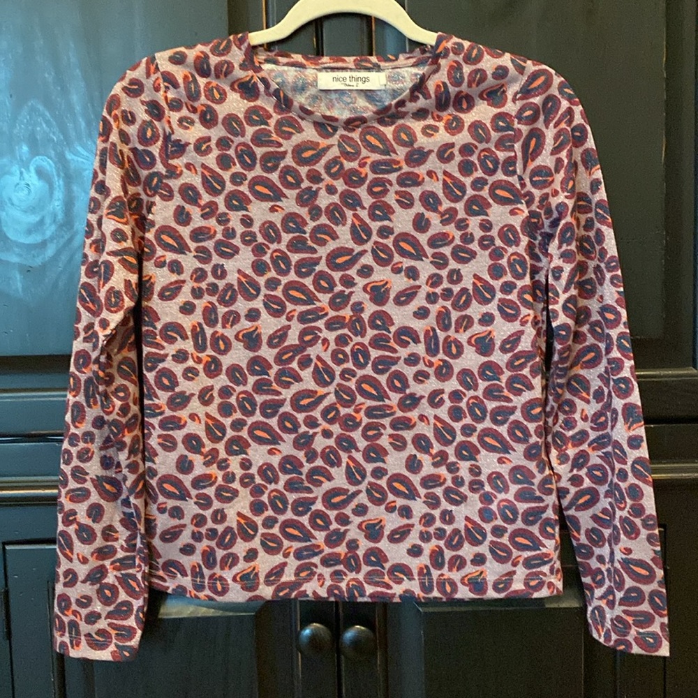 Lavender Leopard Tee, Barcelona Designer